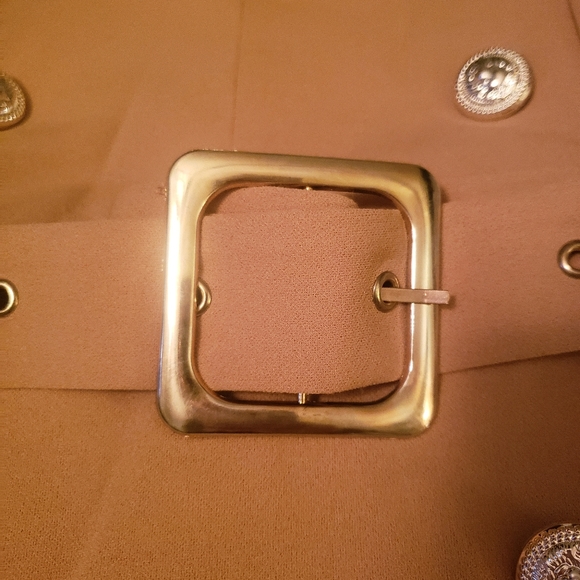 Classy/Sexy Beige Dress Size L 0003 - Picture 10 of 11